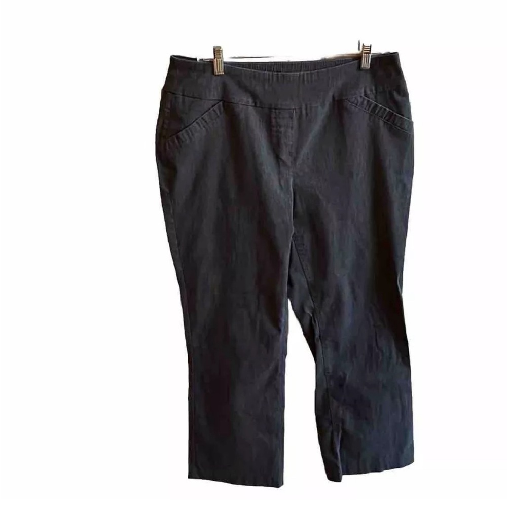 Kim Rogers Petite Gray Stretch Pants Size 12P